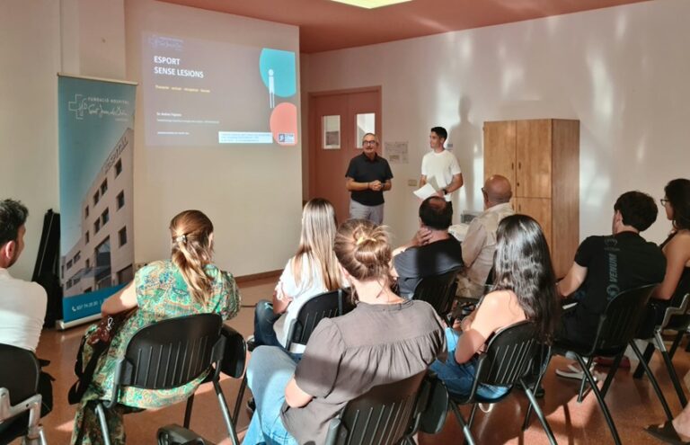 El Dr. Triguero de la FHSJDM participa en la Setmana Europea de l’Esport amb una xerrada sobre prevenció de lesions