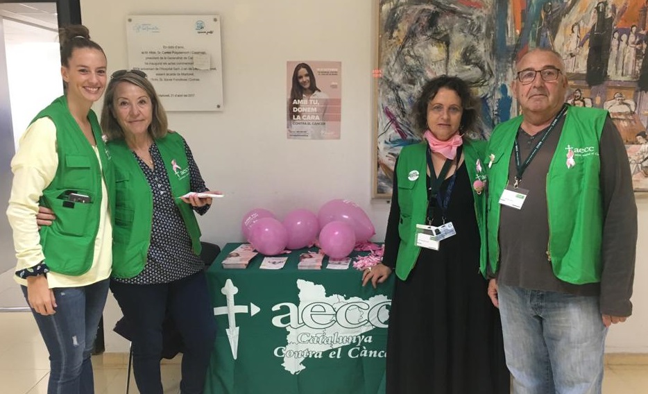 Dia Mundial Càncer Mama Voluntaris AECC 2019