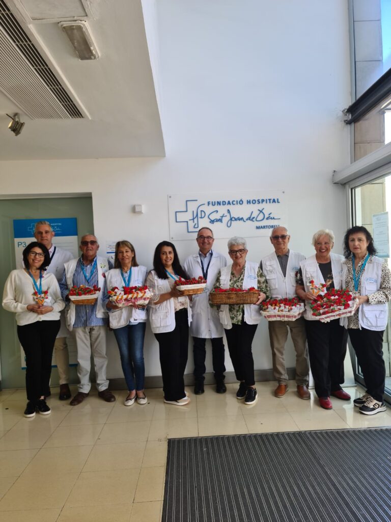 Sant Jordi 2025 Voluntariat FHSJDM