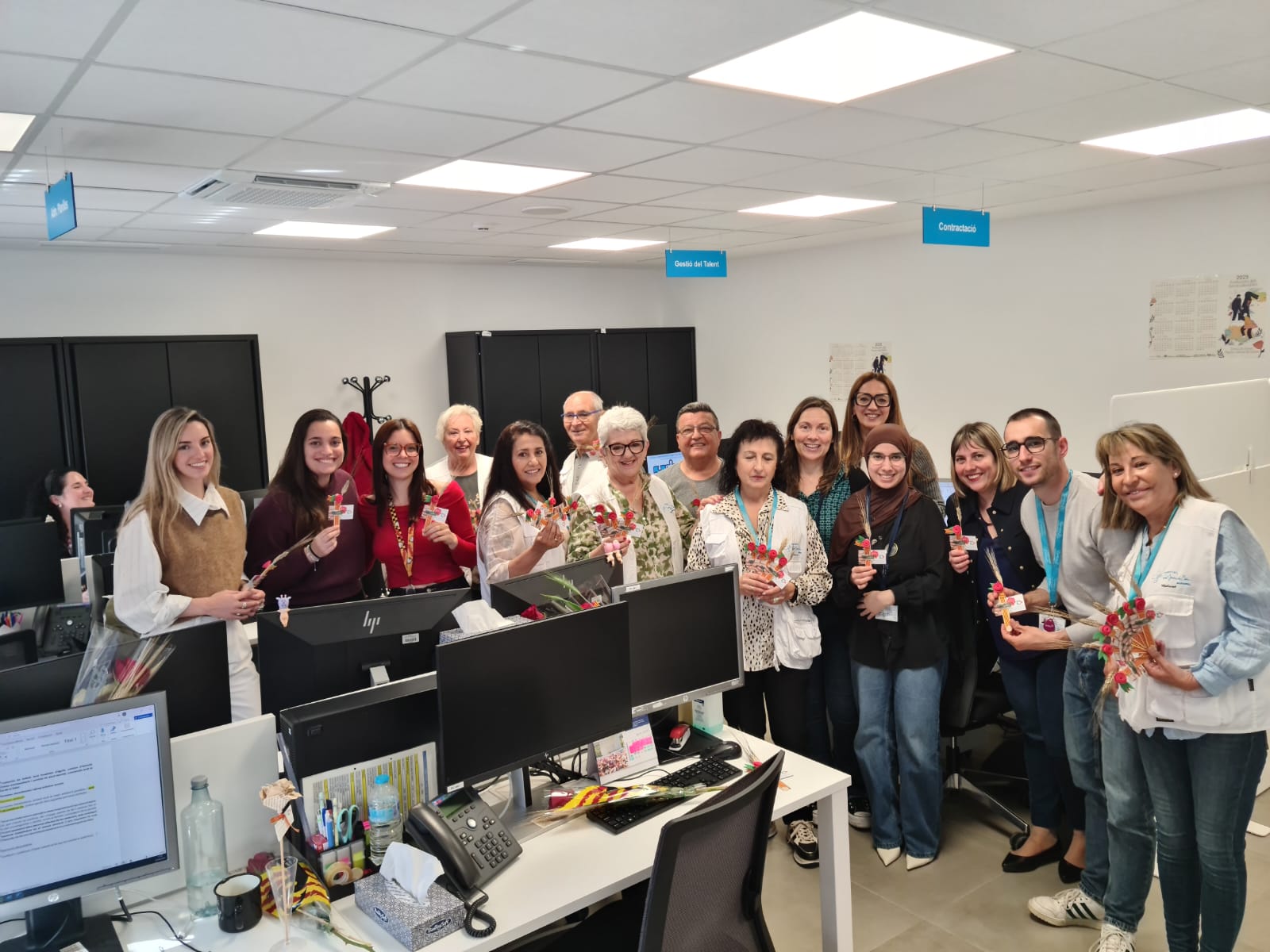 Sant Jordi 2025 Voluntariat FHSJDM