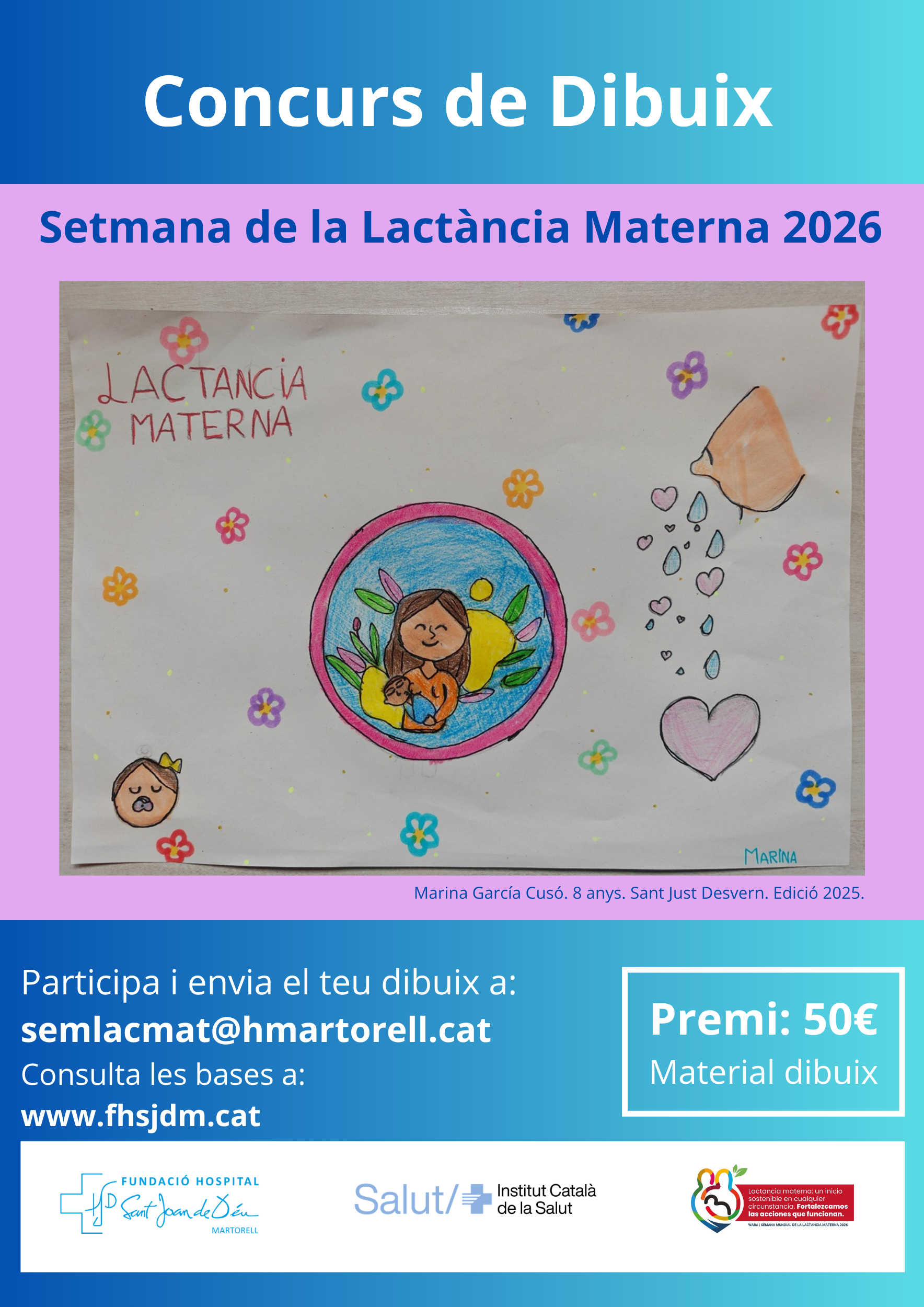 Concurs de dibuix — Setmana de la Lactància Materna 2026