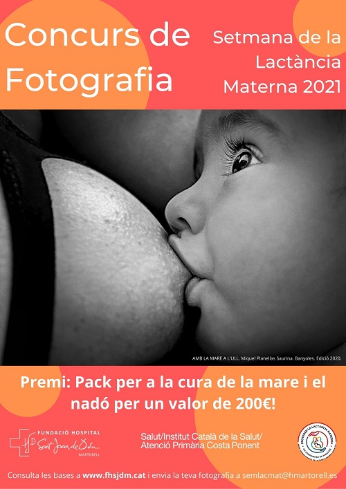 Concurs fotografia Setmana Lactància Materna 2021 FHSJDM