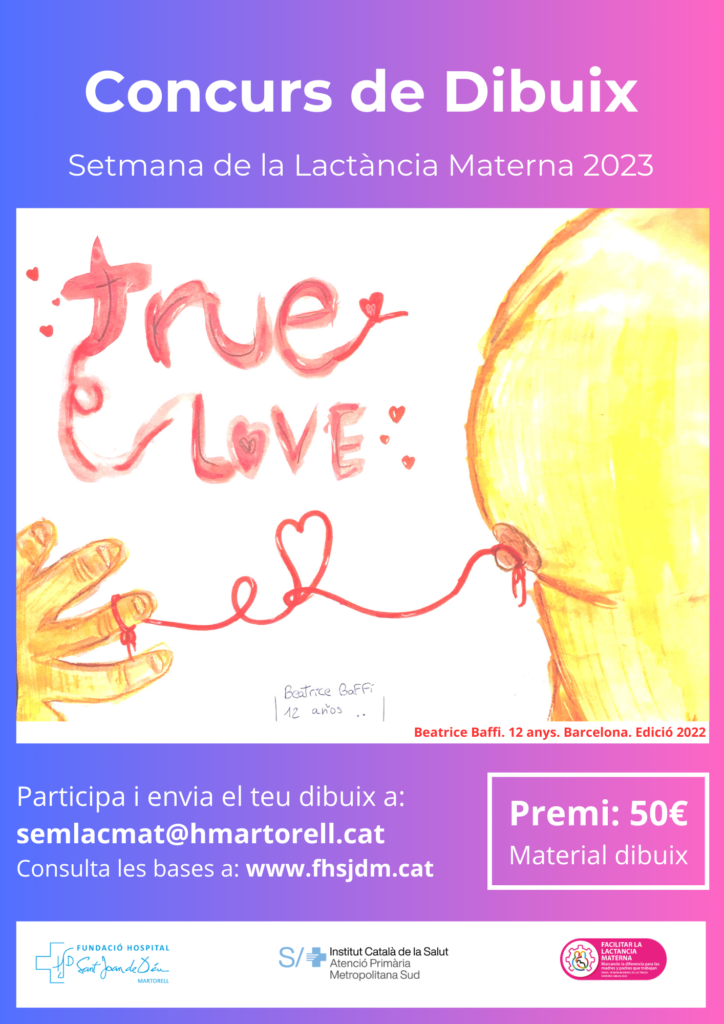 Concurs Poster Setmana Lactància Materna 2023 FHSJDM