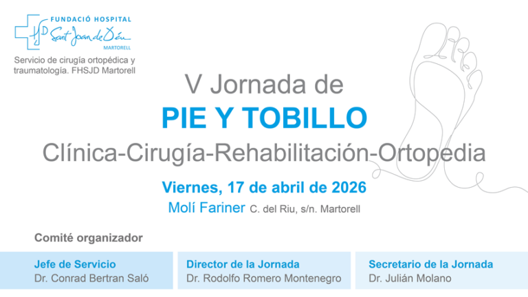 V Jornada Pie y Tobillo FHSJDM 2026