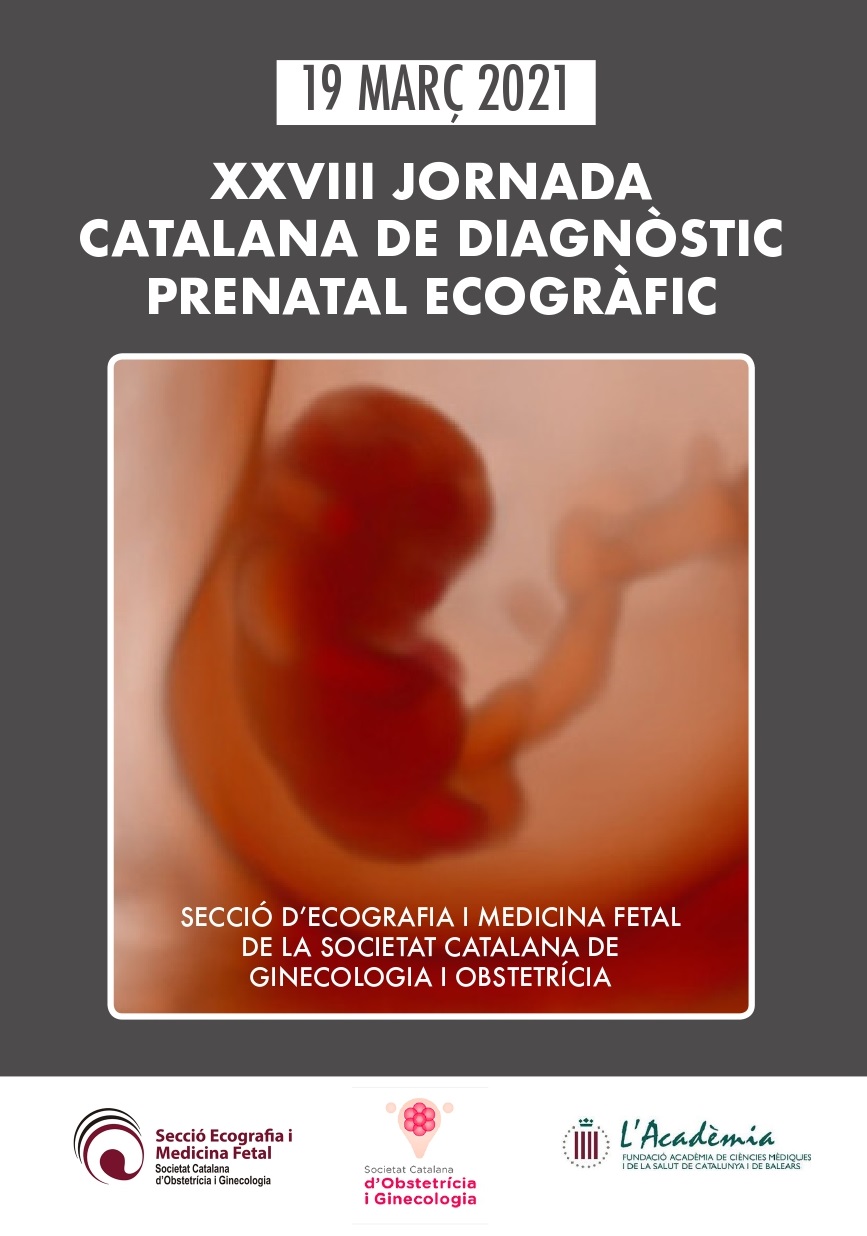 XXVIII Jornada catalana diagnòstic prenatal ecogràfic 2021 FHSJDM