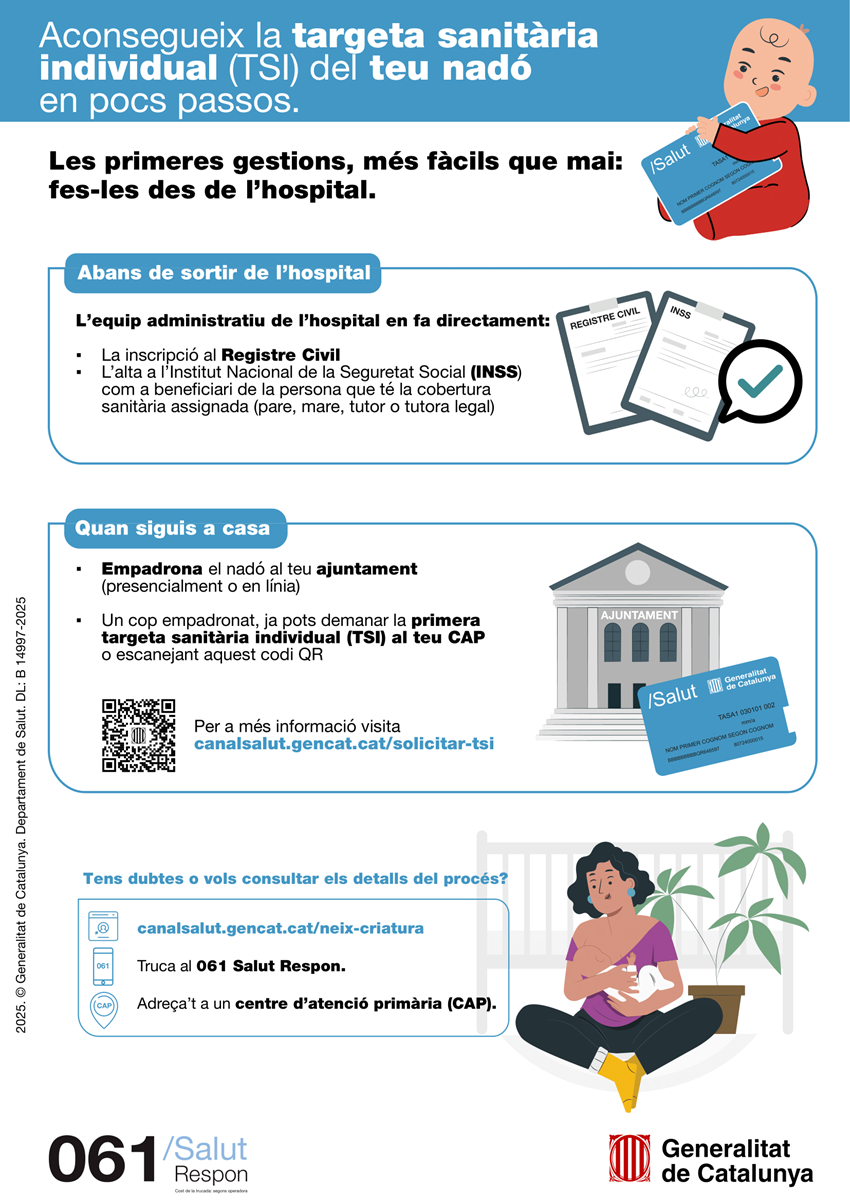 Tràmit documentació nadons 2025