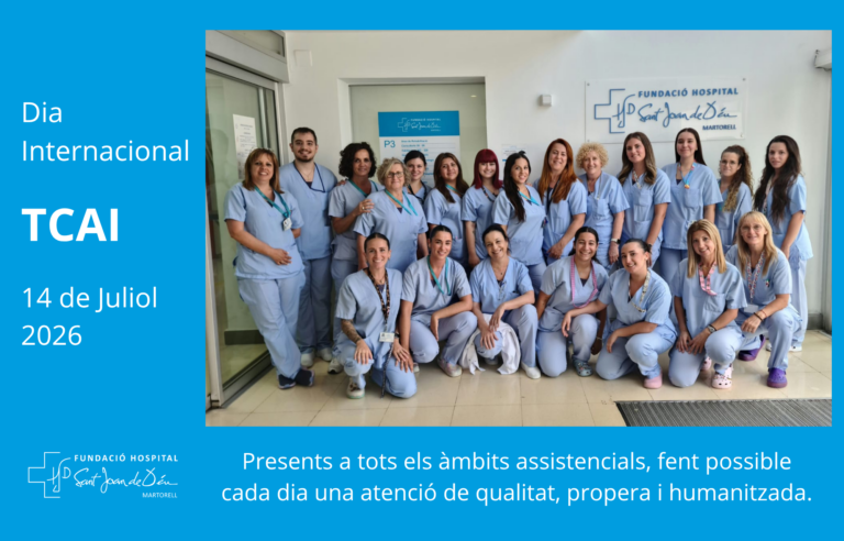 La FHSJDM reconeix la tasca essencial dels professionals TCAI