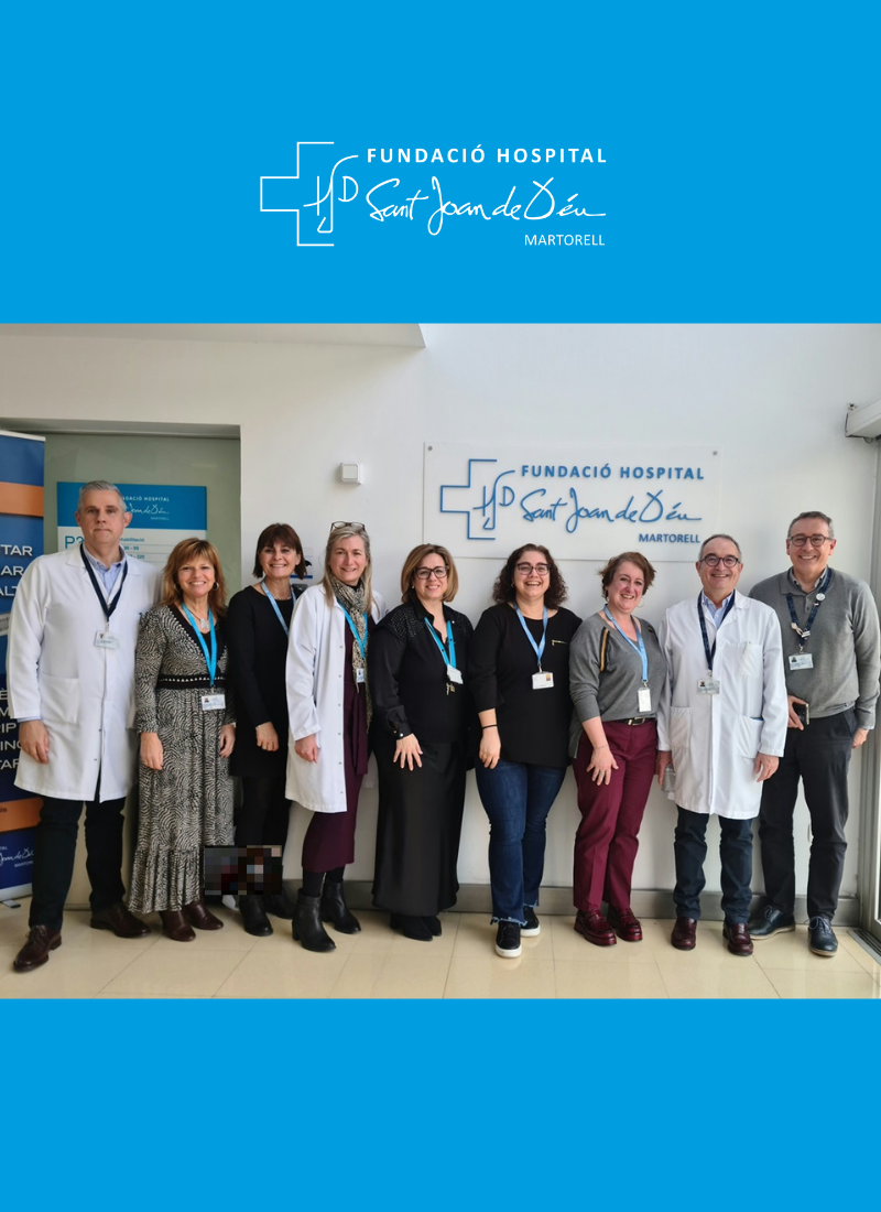 Visita gerenta de la Regió Sanitària Barcelona Metropolitana Sud del Servei Català de la Salut a la FHSJDM 17022025