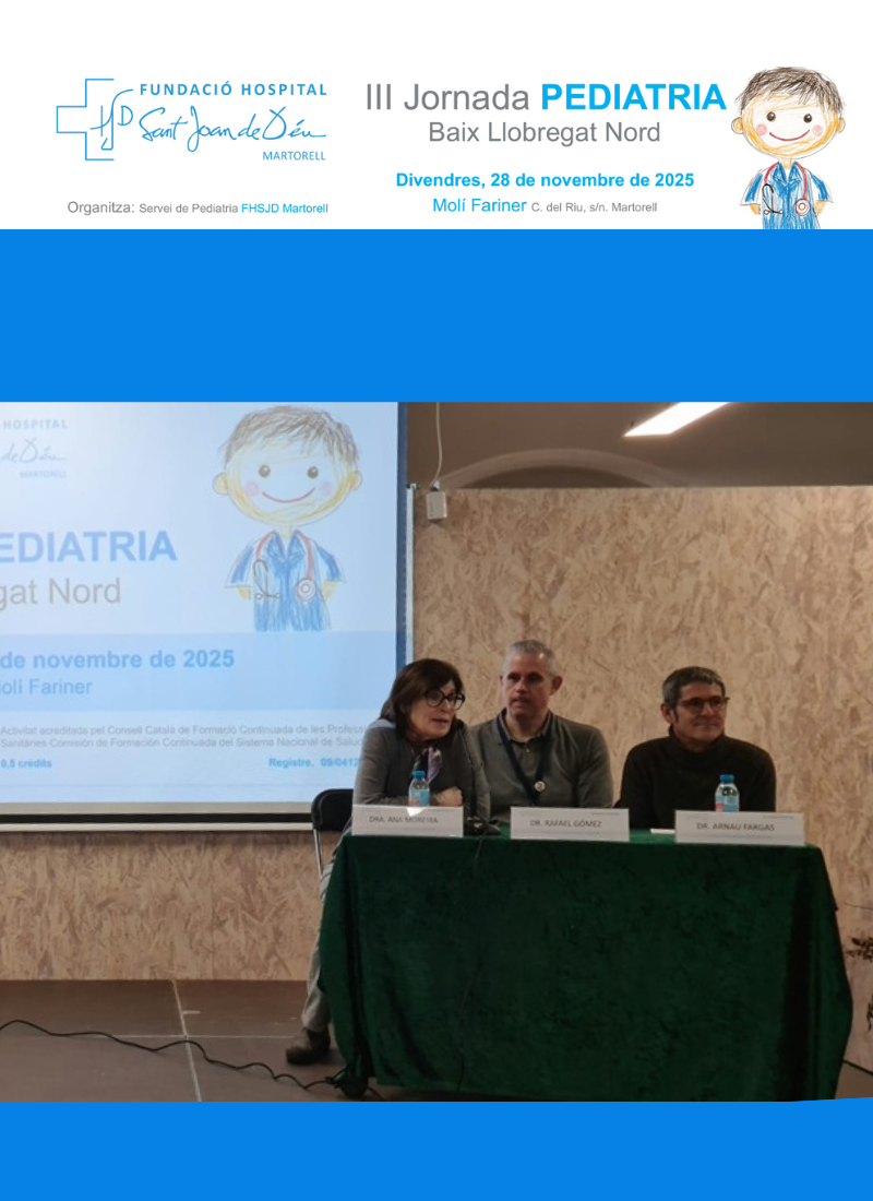III Jornada Pediatria Baix Llobregat Nord FHSJDM