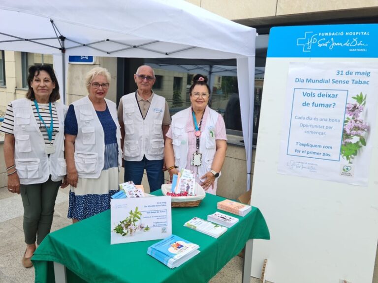 La FHSJDM sensibilitza la ciutadania en el Dia Mundial Sense Tabac